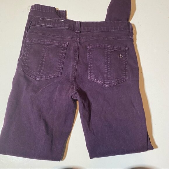 Rag & Bone Purple Skinny Jeans Size 25 - Picture 3 of 7